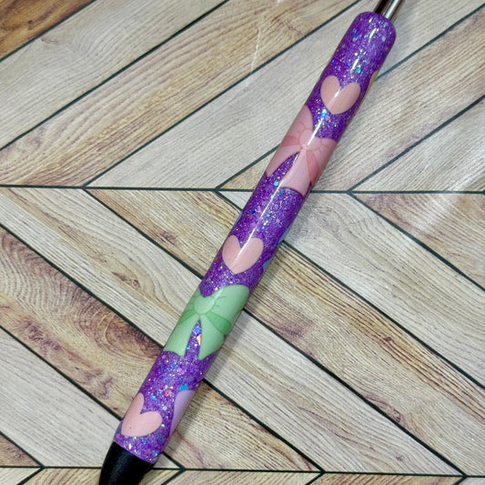 Bows and Hearts Pen