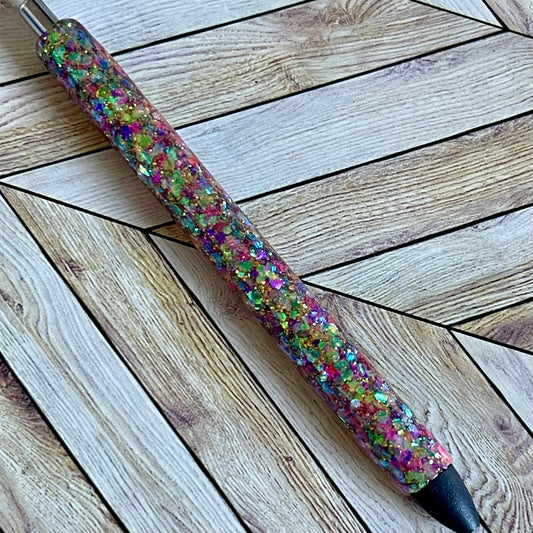 Mixed Glitter Pen with no decals