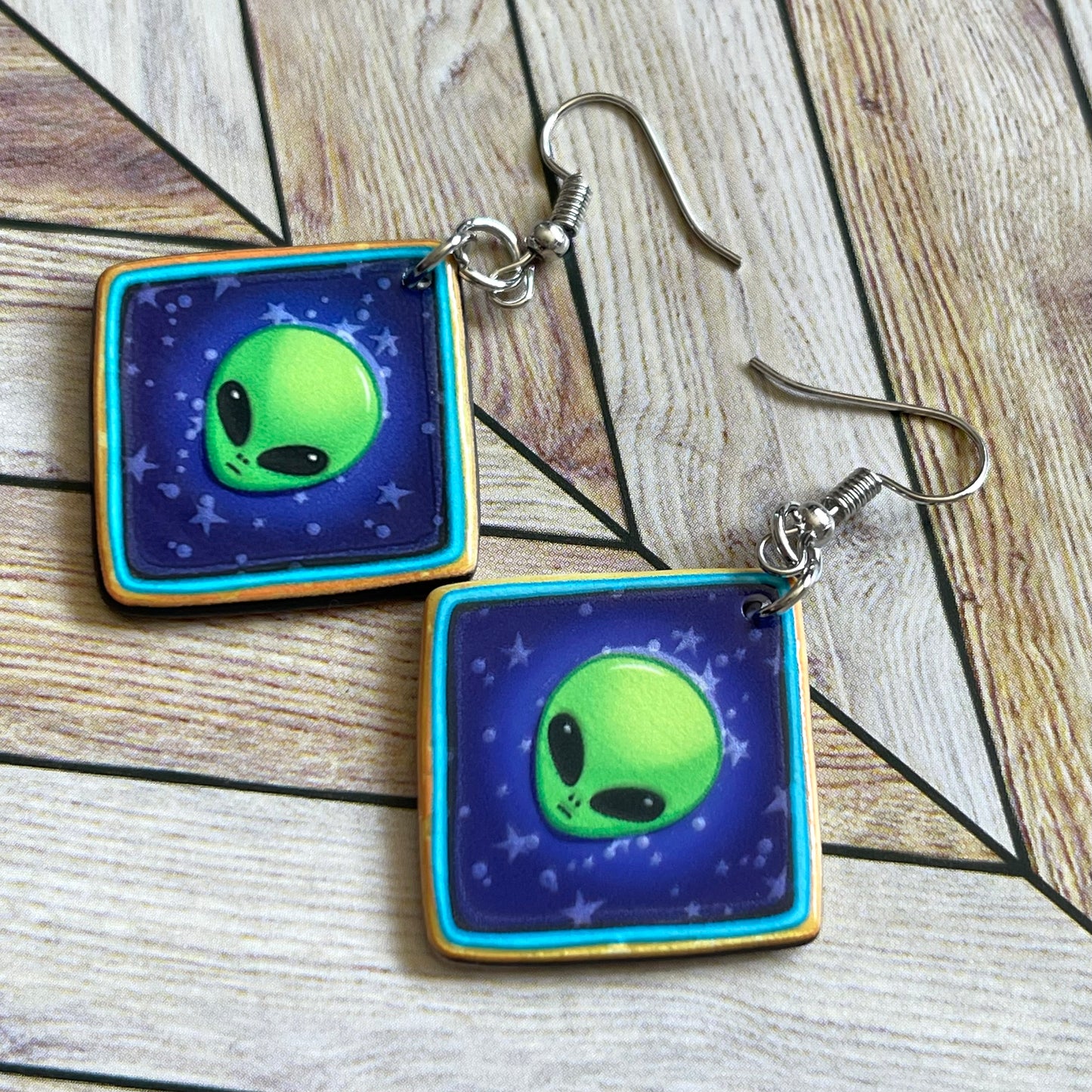 Alien Earrings