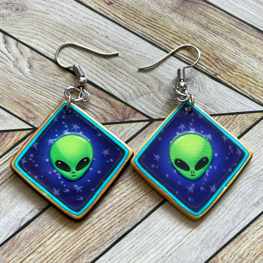 Alien Earrings