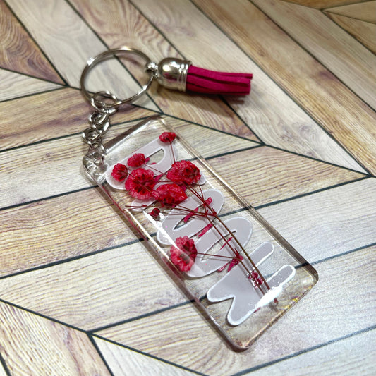 “Bloom Where You Are Planted” Keychain