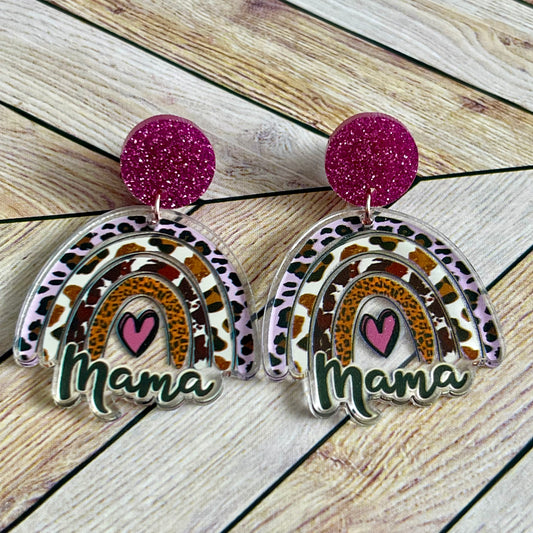 Rainbow Mama Earrings