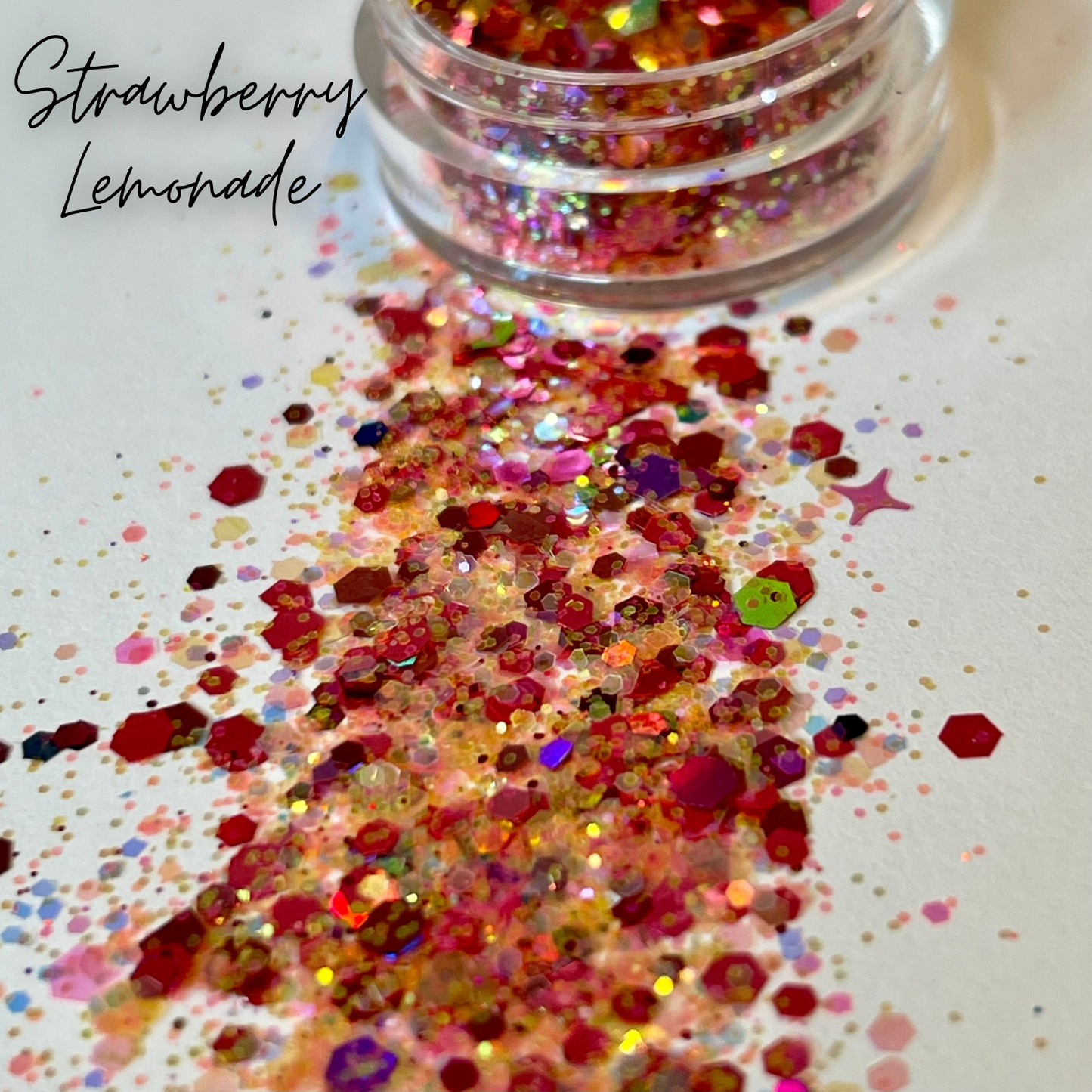 Strawberry Lemonade Loose Glitter