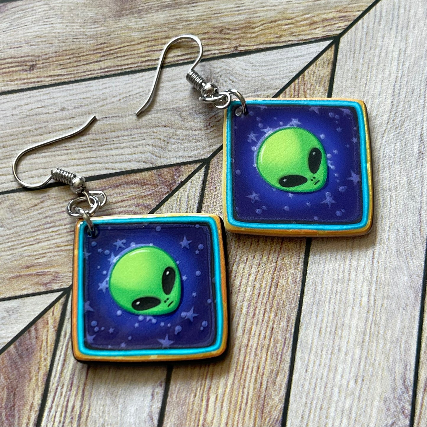 Alien Earrings