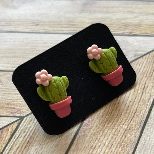 Cactus Stud Earrings