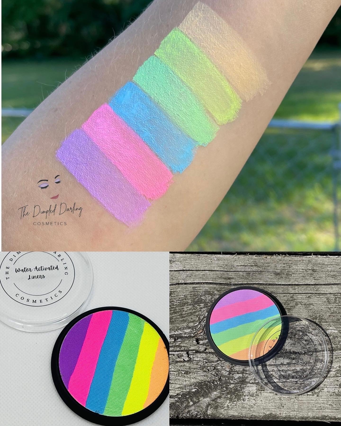 Pastel Water Activated Liner Cake – The Dimpled Darling Cosmetics